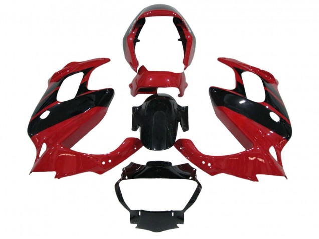 Carena Moto Honda VTR1000F 1997-2005 - Rosso Nero Lucido