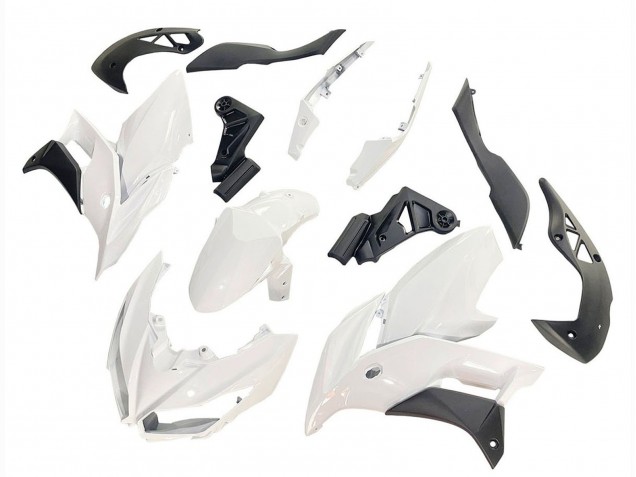 Carene Moto Kawasaki Versys 650 2015-2020 - Bianco Nero Opaco