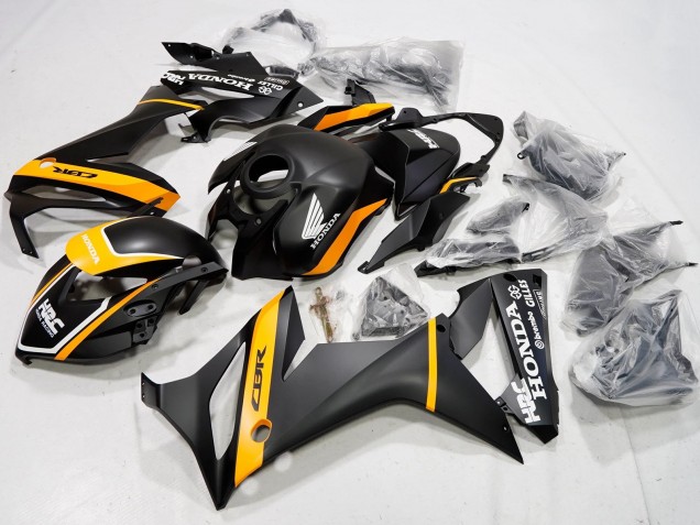 Carena Moto Honda CBR650R 2019-2020 - Nero Opaco Giallo Bianco