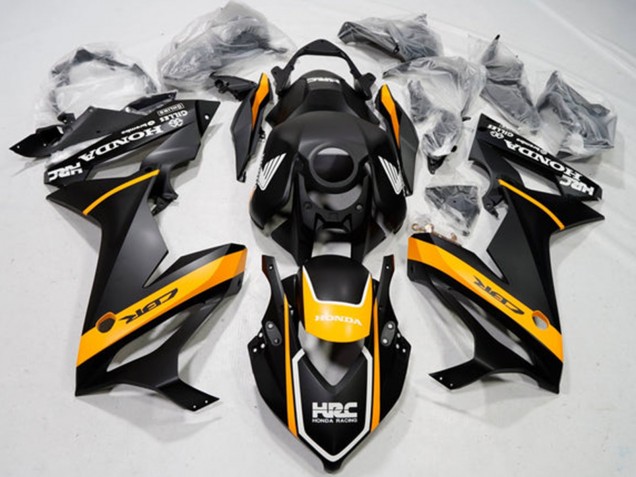 Carena Moto Honda CBR650R 2019-2020 - Nero Opaco Giallo Bianco