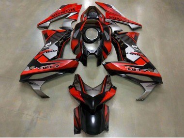Carena Moto Honda CBR650R 2019-2020 - Argento Rosso Nero Lucido