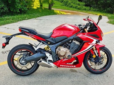 Carena Moto Honda CBR650R 2021-2023 - Rosso Bianco Nero Banda