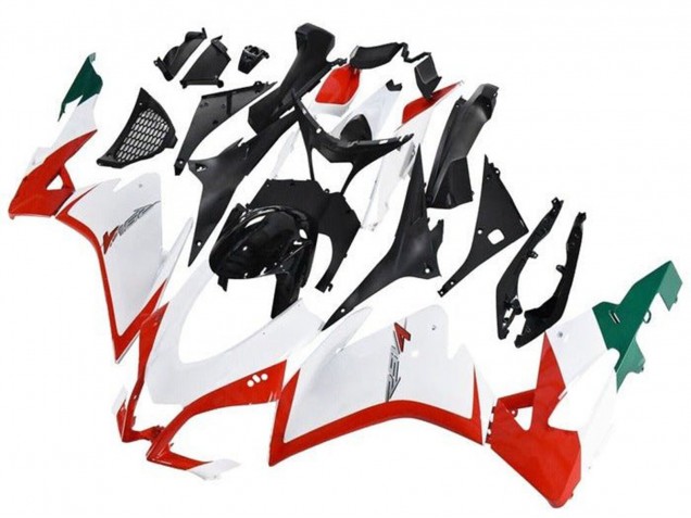 Carena ABS Aprilia RSV4 1000 2009-2015 - Bianco Rosso Nero Verde