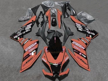 Carena Moto Aprilia RSV4 1000 2009-2015 - Arancia Nero