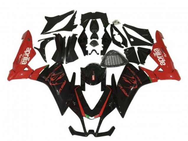 Carena Moto Aprilia RSV4 1000 2009-2015 - Nero Rosso