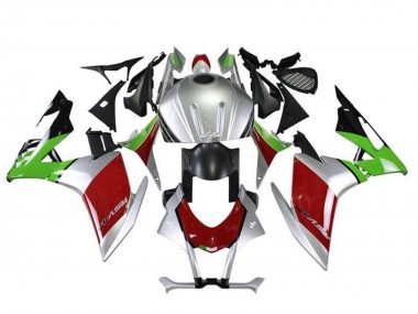 Kit Carena Moto Aprilia RSV4 1000 2016-2020 - Argento Rosso Nero Verde