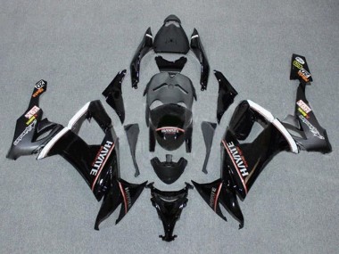 Carena Moto Kawasaki ZX10R 2008-2010 - Nero Lucido Rosso Bianco Hayate