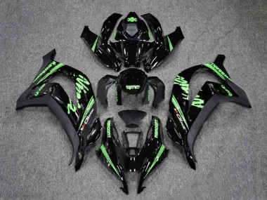 Carena Moto Kawasaki ZX10R 2016-2020 - Nero Lucido Verde