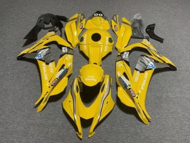 Carena Moto Kawasaki ZX10R 2016-2020 - Giallo Blu Bianco Trick Star Eva Corsa