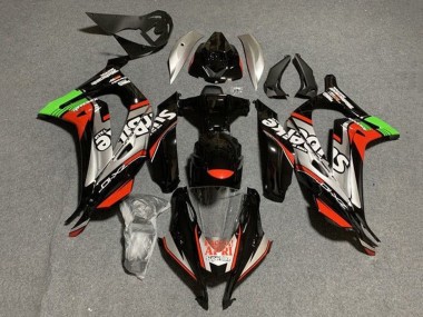 Carena Moto Kawasaki ZX10R 2016-2020 - Nero Lucido Rosso Argento Verde
