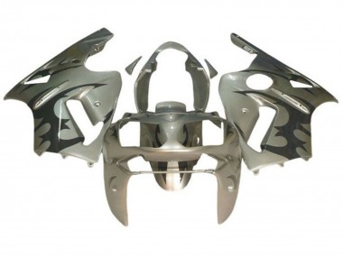 Carena Moto Kawasaki ZX12R 2000-2001 - Argento Nero Tribal