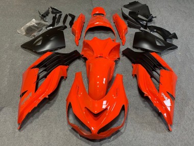 Carena Moto Kawasaki ZX14R ZZR1400 2006-2011 - Rosso Nero Opaco