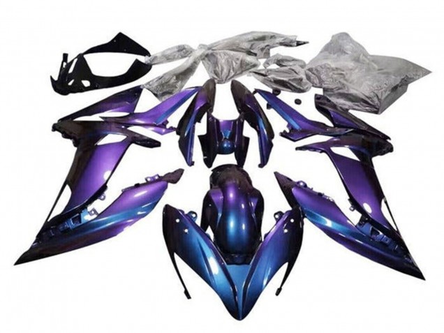 Carene Moto Kawasaki Ninja 650 EX650 2017-2019 - Viola Blu Camaleonte