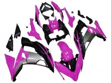 Carene Moto Kawasaki Ninja 650 EX650 2017-2019 - Rosa Nero Grigio
