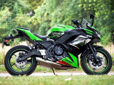 Carena Moto Kawasaki Ninja 650 EX650 2020-2025 - Verde Nero Rosso Honeycomb