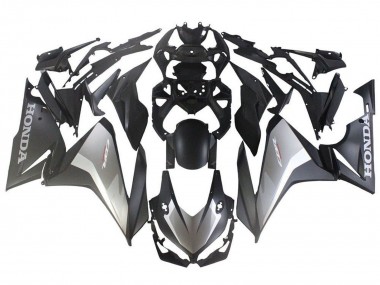 Carena Moto ABS Honda CBR500R 2022-2023 - Argento Grigio Nero Opaco