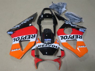 Carena Moto Honda CBR900RR 954 2002-2003 - Arancia Bianco Rosso Nero Lucido Repsol