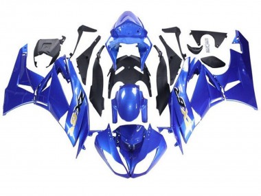Carena Moto Kawasaki ZX6R 2009-2012 - Blu Nero Oro