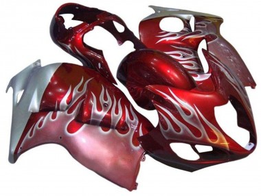 Carena Moto Suzuki GSXR 1300 Hayabusa 1996-2007 - Rosso Argento Fiamma