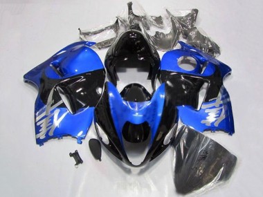 Carena Moto Suzuki GSXR 1300 Hayabusa 1996-2007 - Blu Chrome Nero