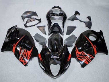 Carena Moto Suzuki GSXR 1300 Hayabusa 1996-2007 - Nero Lucido Rosso