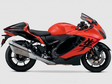 Carene Moto Suzuki GSXR 1300 Hayabusa 2021-2025 - Arancia Nero Opaco