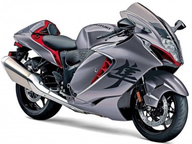 Carene Moto Suzuki GSXR 1300 Hayabusa 2021-2025 - Grigio Opaco Rosso Opaco