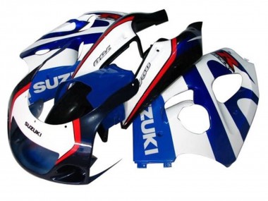 Carena Moto Suzuki GSXR 600 / GSXR 750 1996-2000 - Blu Bianco Blu Scuro Rosso