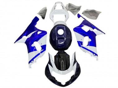 Carena Moto Suzuki GSXR 600 / GSXR 750 2001-2003 - Bianco Blu Nero