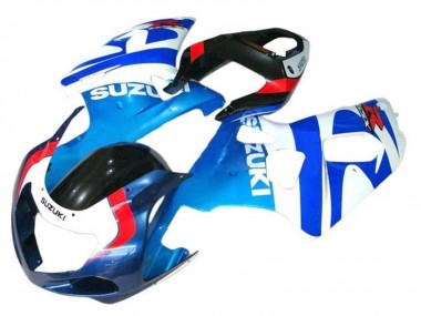 Carena Moto Suzuki GSXR 600 / GSXR 750 2001-2003 - Bianco Blu Rosso Nero