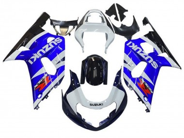 Carena Moto Suzuki GSXR 600 / GSXR 750 2001-2003 - Bianco Blu Nero Lucido Rosso