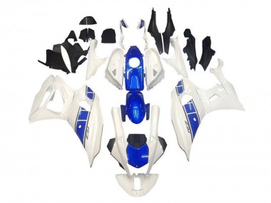 Carena Moto Yamaha YZF R7 2021-2024 - Bianco Blu Banda