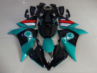 Carena Moto Yamaha YZF 1000 R1 2009-2011 - Azzurro Chiaro Nero Lucido Bianco Rosso