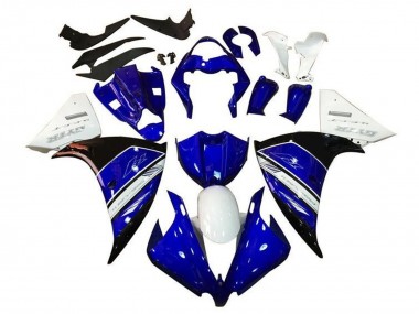 Carena Moto Yamaha YZF 1000 R1 2009-2011 - Bianco Blu Nero GYTR