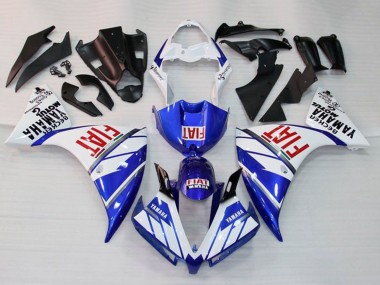 Carena Moto Yamaha YZF 1000 R1 2009-2011 - Bianco Blu Rosso Fiat