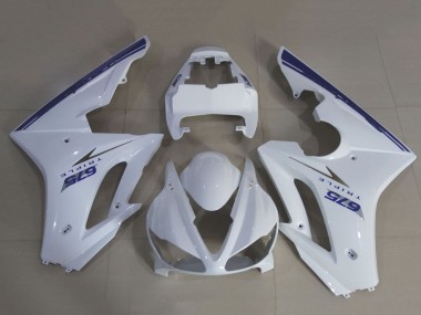 Kit Carena Moto Triumph Daytona 675 Triple 2009-2012 - Bianco Blu