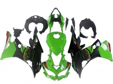 Carena Moto Kawasaki ZX4R ZX-4RR 2019-2025 - Verde Nero Rosso