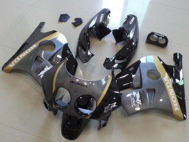Carena Moto Honda CBR250RR MC22 1990-1998 - Grigio Oro Nero Lucido