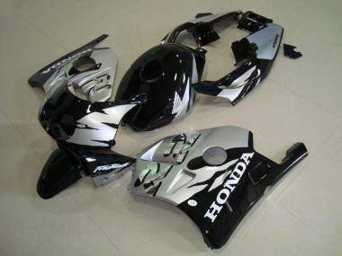 Carena Moto Honda CBR250RR MC22 1990-1998 - Argento Nero Lucido