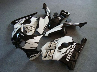 Carena Moto Honda CBR250RR MC22 1990-1998 - Bianco Nero Lucido