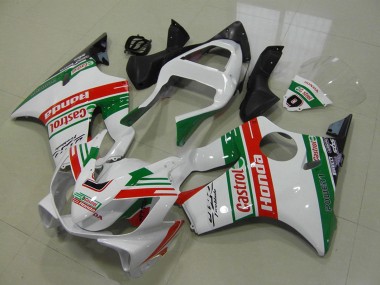 Carena Moto Honda CBR600 F4i 2001-2003 - Bianco Rosso Verde Castrol