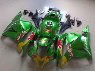 Carena Moto Honda CBR600RR 2009-2012 - Verde Giallo Red Bull