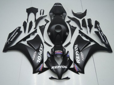 Carena Moto Honda CBR1000RR 2012-2016 - Nero Opaco Bianco Repsol HRC