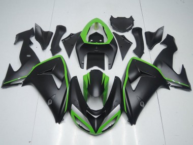 Carena Moto Kawasaki ZX10R 2006-2007 - Verde Nero Opaco