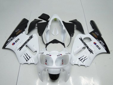 Carena Moto Kawasaki ZX12R 2000-2001 - Bianco Nero Elf Mostro