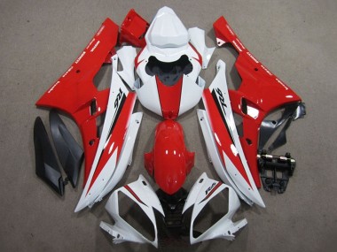 Carena Moto Yamaha YZF R6 2006-2007 - Bianco Rosso Nero