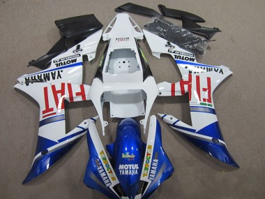 Carena Moto Yamaha YZF R1 2004-2006 - Bianco Blu Rosso Fiat Motul