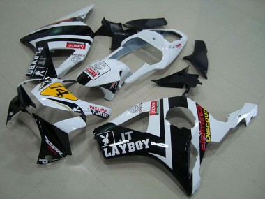 Carena Moto Honda CBR900RR 954 2002-2003 - Bianco Giallo Nero Lucido Rizoma Playboy 14