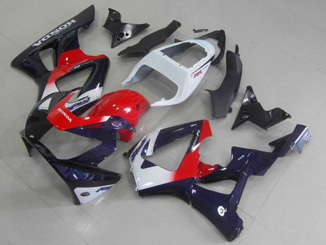 Carena Moto Honda CBR900RR 929 2000-2001 - Bianco Rosso Blu Scuro