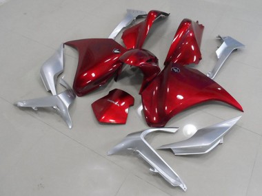 Carena Moto Honda VFR 1200 2010-2014 - Argento Rosso